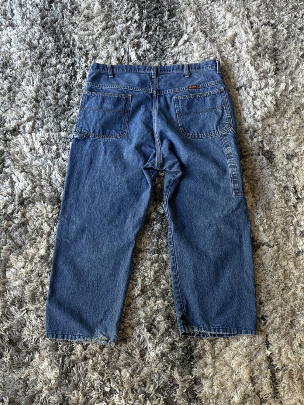 Big Ben Blue Big Ben Jeans Denim Straight Wrangler Carpenter Usa Sz 38X29
